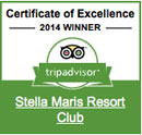 Certificate Of Excellence 2014 Winner- Stella Maris Resort Club